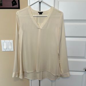 THEORY - Ivory Blouse SILK